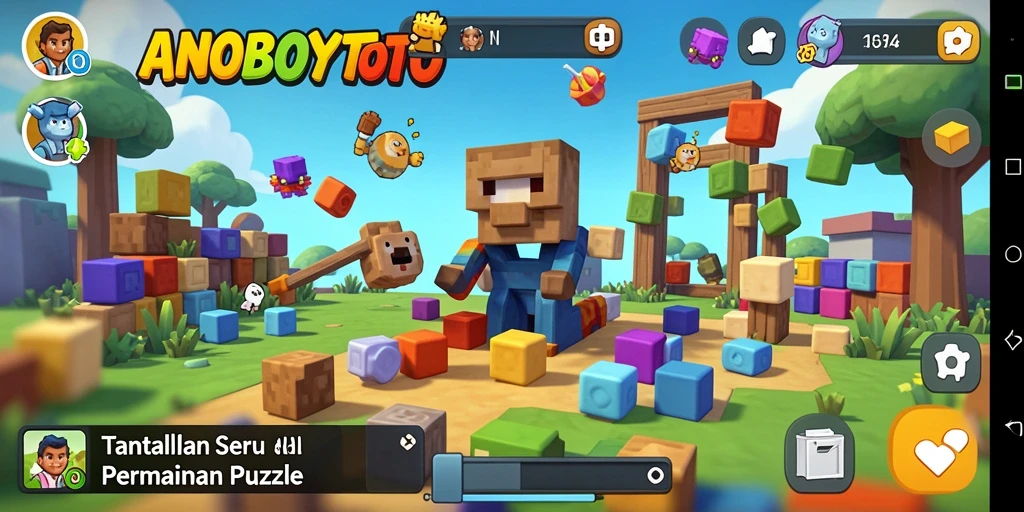 Menampilkan gameplay puzzle yang menarik dan menantang