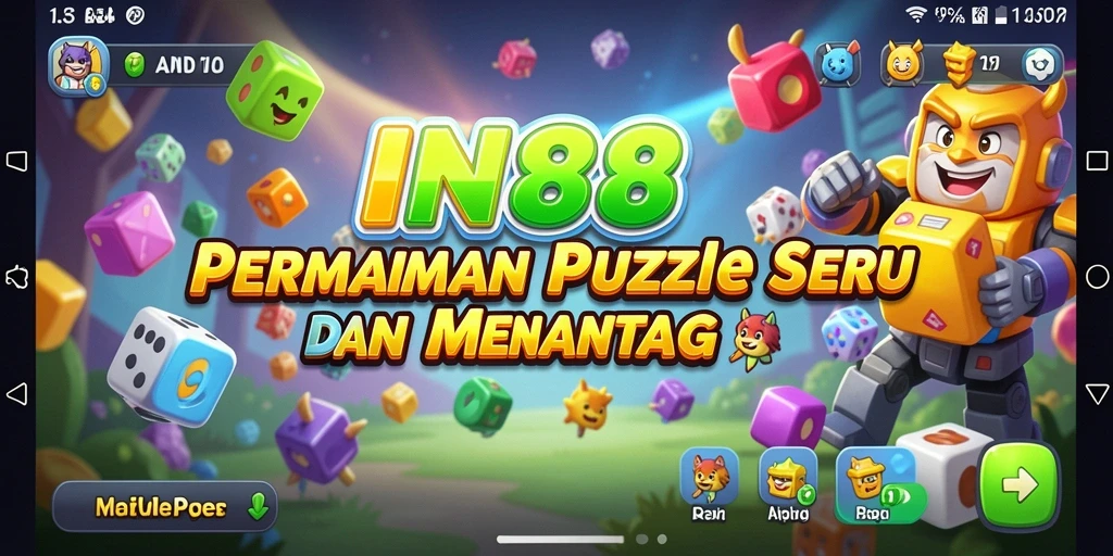 Tampilan gameplay seru dan menantang dari IN88.