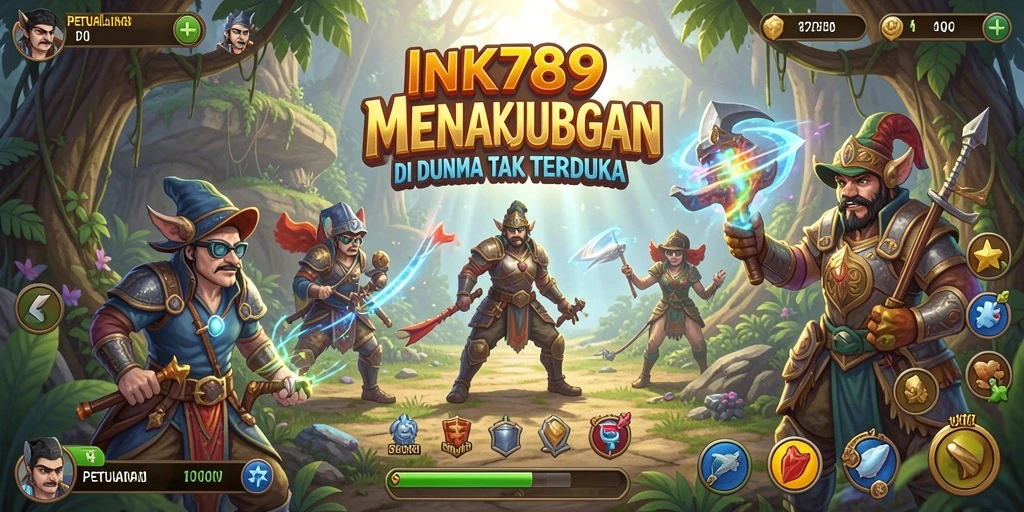 Tampilan gameplay <strong>INK789</strong> yang mendebarkan saat menjelajahi dunia petualangan.