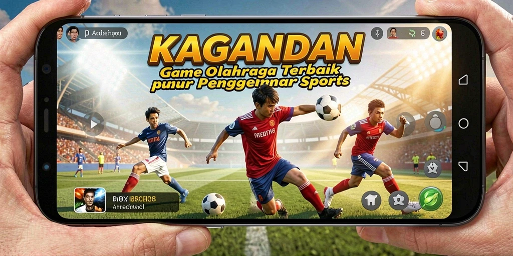 Tampilan gameplay KAGANDAN yang memperlihatkan pertandingan seru.