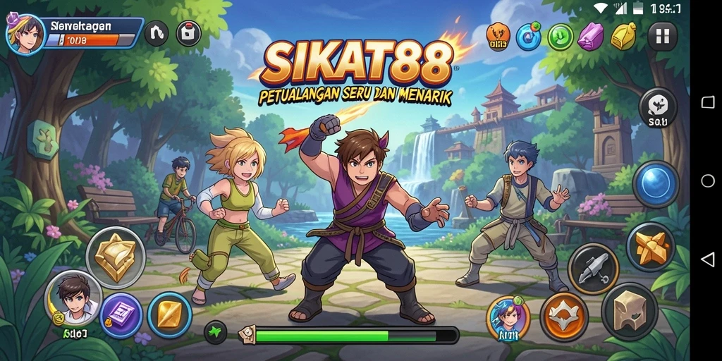 Tampilan gameplay SIKAT88 yang menawan dan dinamis.